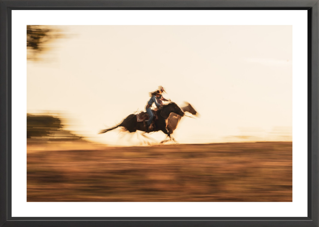 V- 39x26 / Black / Matted