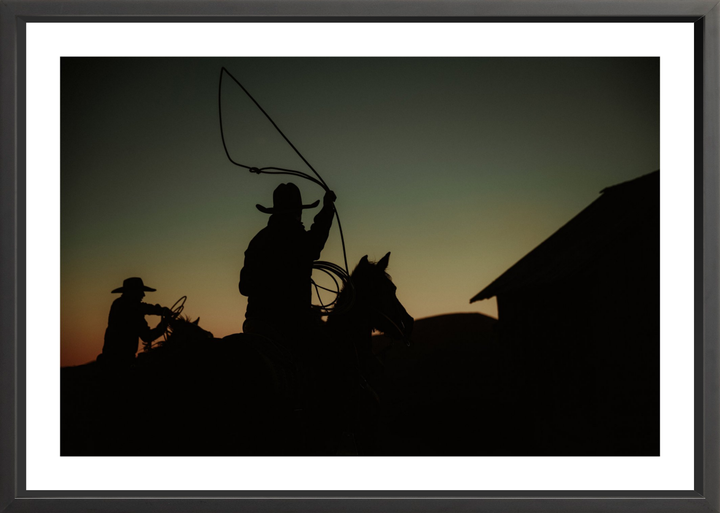 V- 39x26 / Black / Matted