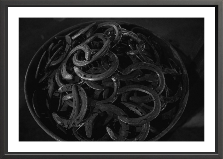 V- 39x26 / Black / Matted