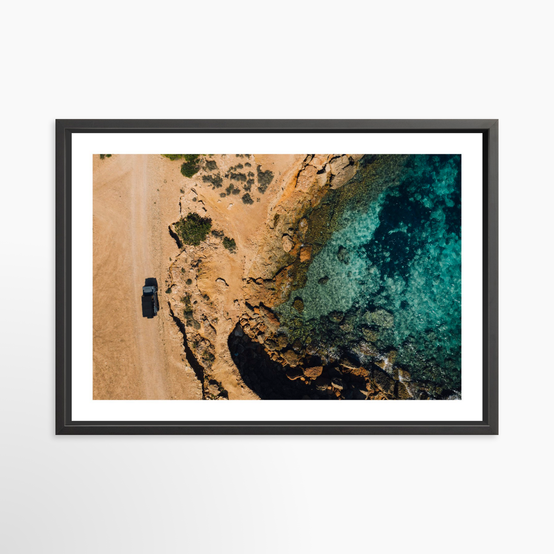 V- 39x26 / Black / Matted