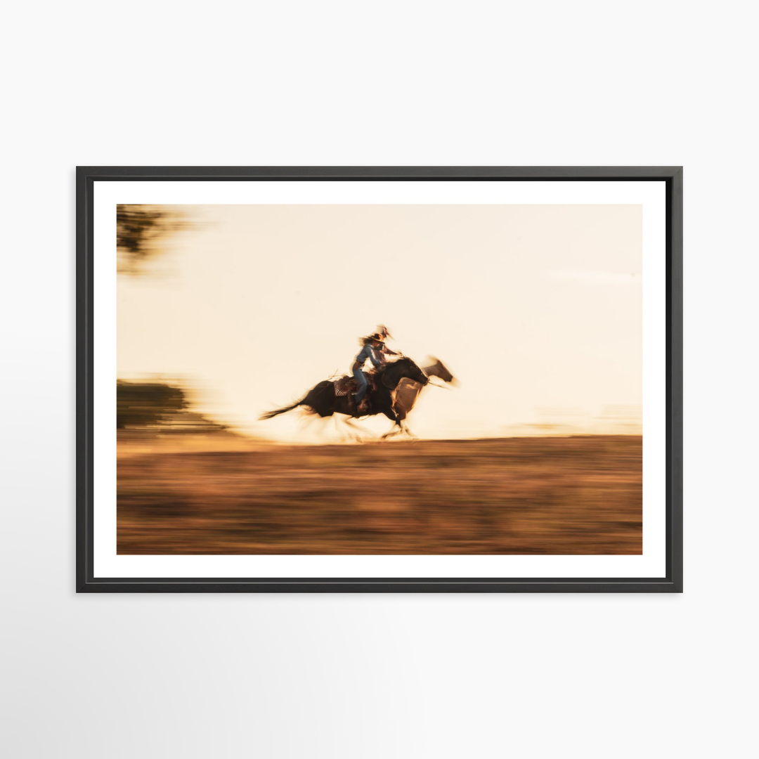 VI - 51x34 / Black / Matted