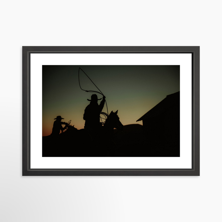 IV - 27x18 / Black / Matted