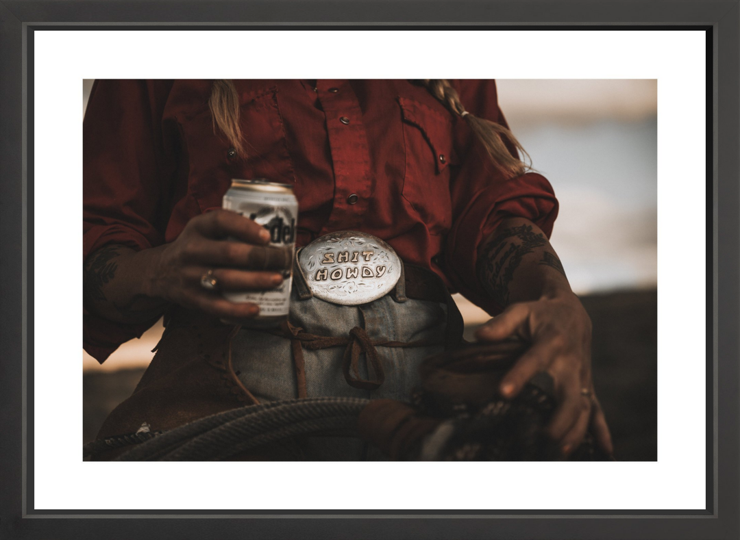 IV - 27x18 / Black / Matted