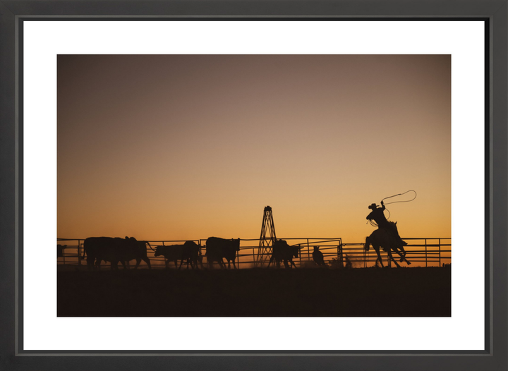 IV - 27x18 / Black / Matted