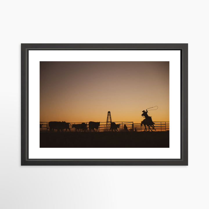 IV - 27x18 / Black / Matted