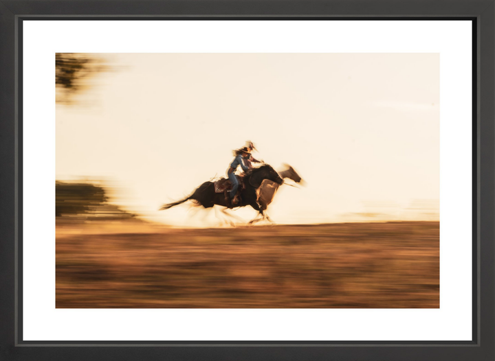 IV - 27x18 / Black / Matted