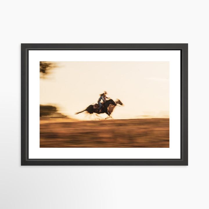 IV - 27x18 / Black / Matted