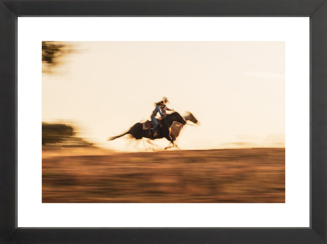 II - 12x8 / Black / Matted