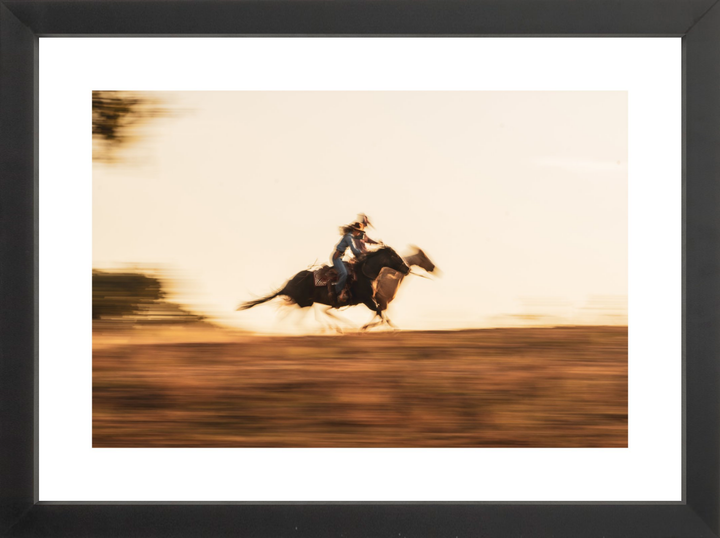 II - 12x8 / Black / Matted