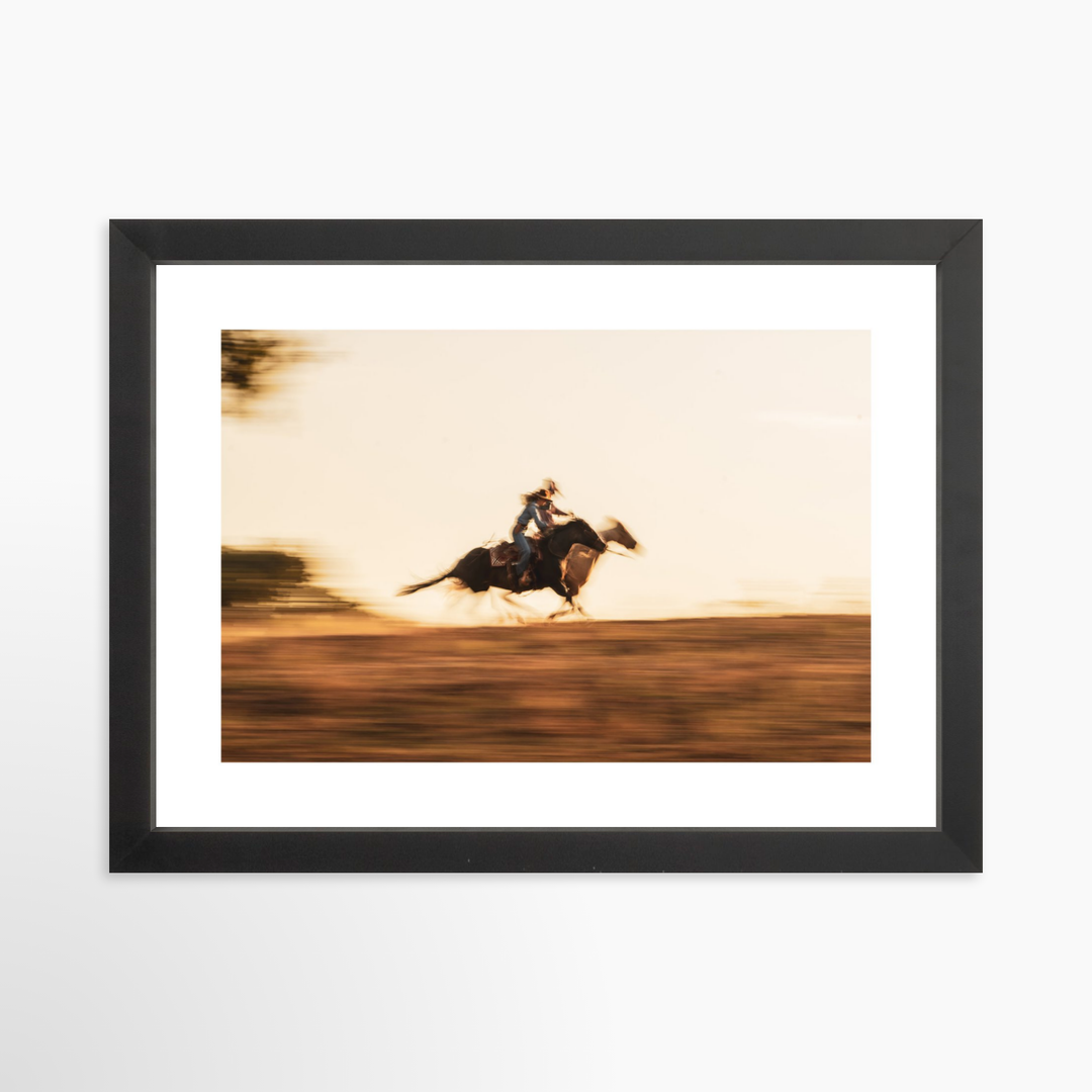 II - 12x8 / Black / Matted