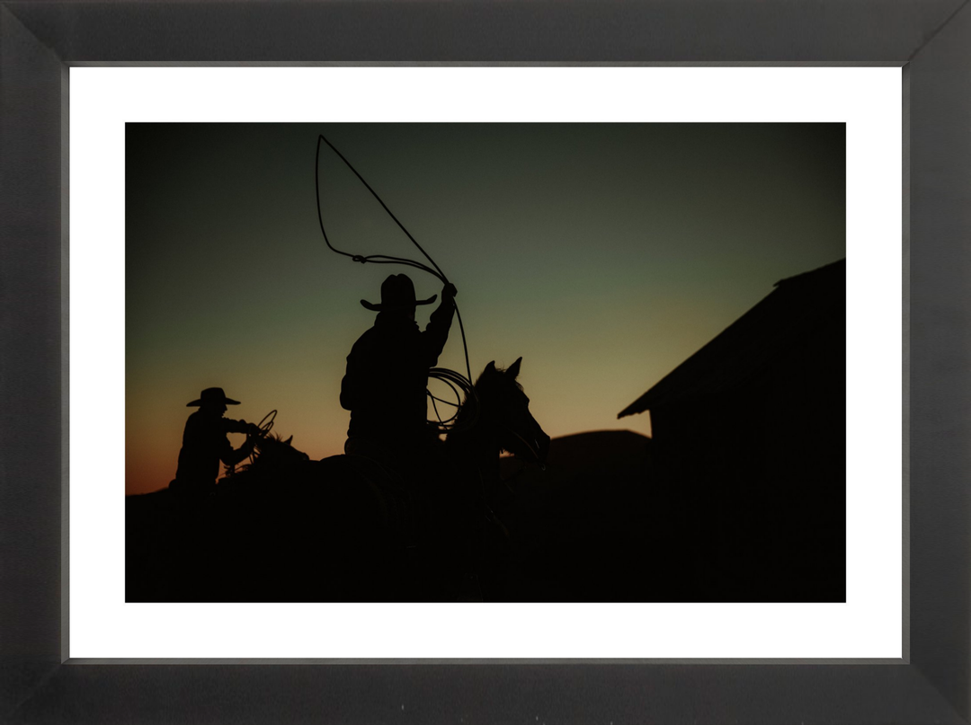 I - 9x6 / Black / Matted