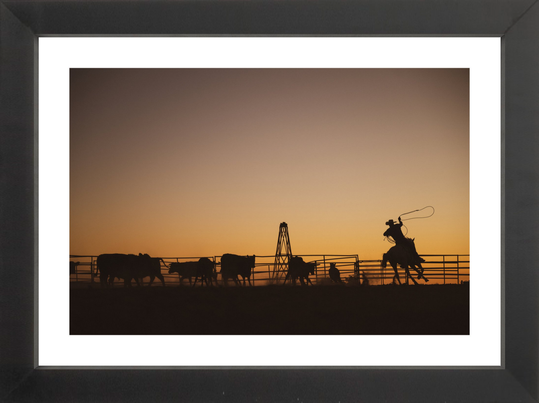 I - 9x6 / Black / Matted