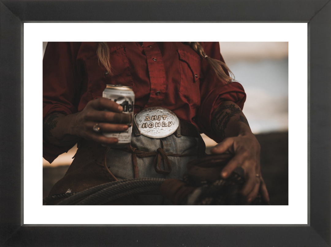I - 9x6 / Black / Matted
