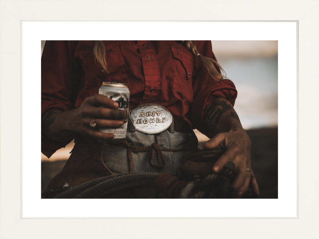 I - 9x6 / White / Matted